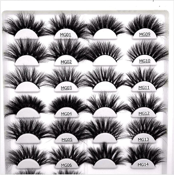 3D Extra-Long Mink Lashes (13 Models)