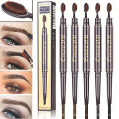 CMAADU 2-in-1 Eyebrow Makeup Brush and Pencil