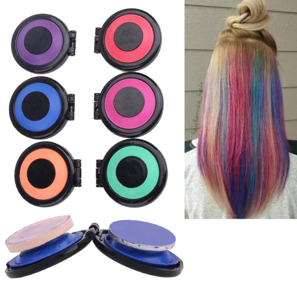 6 Colors Set of Temporary Professional Hair Dye